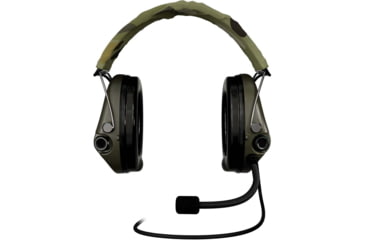 Image of Sordin Supreme MIL CC Headset, Camo Headband, Green Cups, 530434