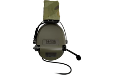 Image of Sordin Supreme MIL CC Headset, Camo Headband, Green Cups, 530434