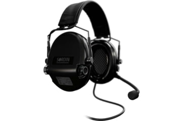 Image of Sordin Supreme MIL CC Headset, Slim, Black Cups, 500775