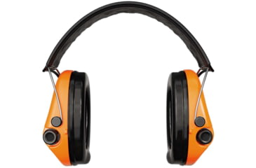 Image of Sordin Supreme PRO-X Headband Headset, Leather Headband, Orange Cups, 500757