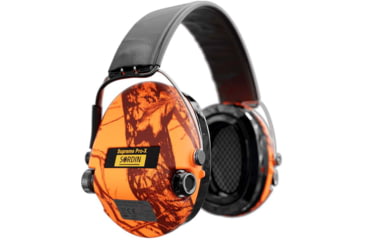 Image of Sordin Supreme PRO-X LED Headset, Black Headband, Mossy Oak, 500545