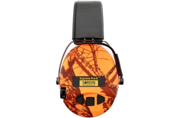 Image of Sordin Supreme PRO-X LED Headset, Black Headband, Mossy Oak, 500545