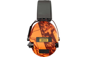 Image of Sordin Supreme PRO-X LED Headset, Black Headband, Mossy Oak, 500545
