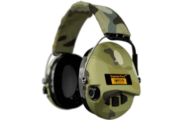 Image of Sordin Supreme PRO-X LED Headset, Camo Headband, Camo Cups, 500412