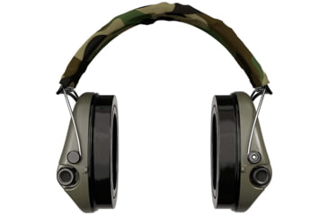 Image of Sordin Supreme PRO-X LED Headset, Camo Headband, Green Cups, 500413