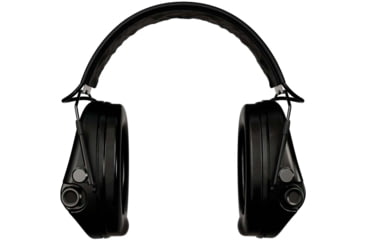 Image of Sordin Supreme PRO-X Slim Headset, Leather Headband, Black Cups, 520474