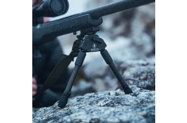 Image of Spartan Precision Equipment Javelin Lite Standard Bipod w/o Adapter, Black, SP01-054-R-BLK