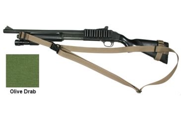 Image of Specter Gear CQB Sling, Mossberg 590/590A1 w/ Hogue 12in LOP Stock, Ambidextrous - OD Green 760 OD