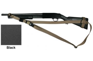 Image of Specter Gear CST Sling, Mossberg 500 w/ Hogue 12in LOP Stock, Ambidextrous - Black 757 BLK