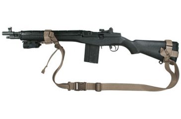 Image of Specter Gear 2 Point Tactical Sling, M-14 / M1A, Ambidextrous, w/ ERB - Coyote