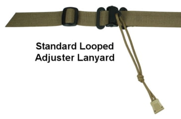 Image of Specter Gear Raider 2 Point Tactical Sling, AK-47 with Folding Stock, Braided Lanyard, Emergency Release, Black, 548 BLK-ERB-BL