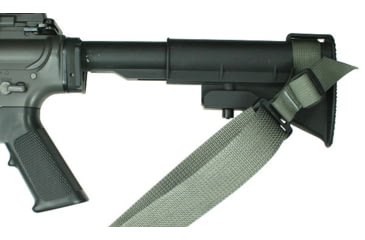 Image of Specter Gear Raider 2 Point Tactical Sling, CAR-15 / M4, collapsible stock &amp; standard hand guards, Braided Lanyard, Emergency Release, Coyote Tan, 535 COY-ERB-BL