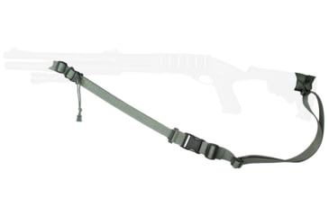 Image of Specter Gear Raider 2 Point Tactical Sling, Mossberg 500 / Maverick 88 with M-4 type stock, Braided Lanyard, Emergency Release, Olive Drab Green, 645 OD-ERB-BL