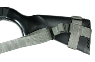 Image of Specter Gear Raider 2 Point Tactical Sling, Mossberg 590 / 590A1, standard fixed stock, Braided Lanyard, Emergency Release, Black, 539 BLK-ERB-BL