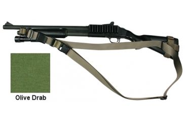Image of Specter Gear SOP Sling, Mossberg 590/590A1 w/ Hogue 12in LOP Stock, Ambidextrous - OD Green 762 OD
