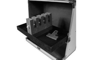 Image of Sportlock AlumaLock Double Rifle/Shotgun Side-by-Side Case,16.3x17.1x8.8in,Gray 00015G