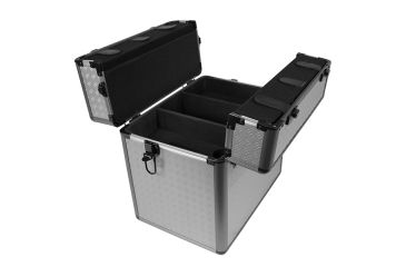 Image of Sportlock AlumaLock Double-Topped Handgun Range Case,12.4x13.2x9.3in,Gray 00012G