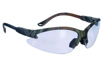 Image of SSP Eyewear Bullchukar Sportsman Hunting Glasses, Camo Frame, Crystal Clear Anti-Fog Lens 011711950645