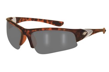 Image of SSP Eyewear Entiat CF Shooting Sunglasses, Demi Two-Tone Frame, Mirrored Lens 011711951581