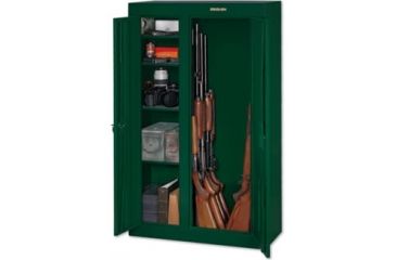 Image of Stack-On 10 Gun Double Door Security Cabinet - Hunter Green, Medium GCDG-924-DS