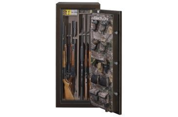 Image of Stack-On 22-24 Gun with Back-lit Electronic Lock,, Brown Hammertone W-24-BH-E-S