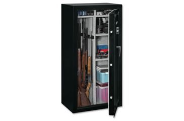 Image of Stack-On 22-Gun, Electronic Lock, Fully Convertible, Matte Black, Medium SS-22-MB-E-DS