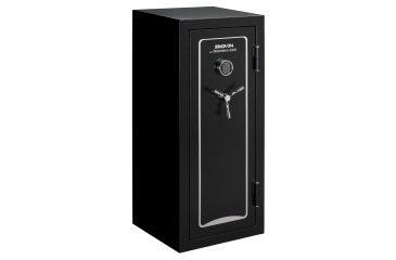 Image of Stack-On 24-Gun, Electronic Lock,, Matte Black A-24-MB-E-S