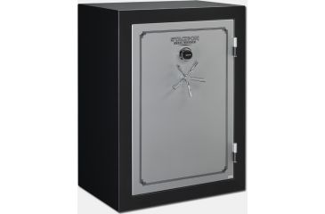 Image of Stack-On 54 Total Defense Gun Safe w/ Combination Lock and Door Storage, Large, Matte Black/Silver TD-54-SB-C-S