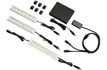 Image of Stack-On Battery Powered 3-LED Light Strips Light Kit, SPALDC-1703