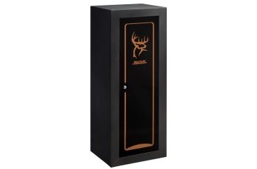 Image of Stack-On Buck Commander Gun/Bow Cabinet Safe,21.50x18.75x57.63in,Silver/Black Hammertone AGC-408