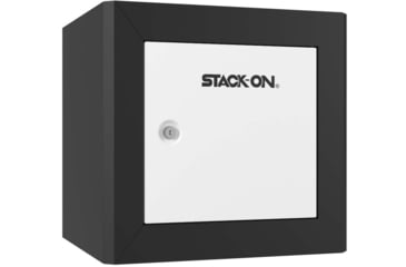 Image of Stack-On Compact Welded-Steel Pistol, Ammo Cabinet, Black&amp; White, X-Large, GCBW-1000-DX