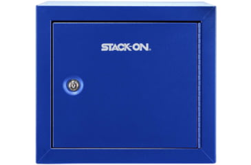 Image of Stack-On Compact Welded-Steel Pistol, Ammo Cabinet, Blue, Medium, GCBL-500-DS