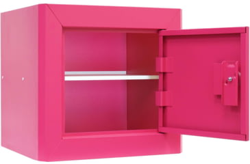 Image of Stack-On Compact Welded-Steel Pistol, Ammo Cabinet, Pink, X-Large, GCP-1000-DX