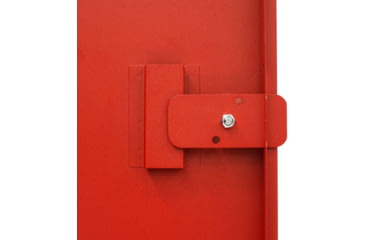 Image of Stack-On Compact Welded-Steel Pistol, Ammo Cabinet, Red, Medium, GCR-500-DS