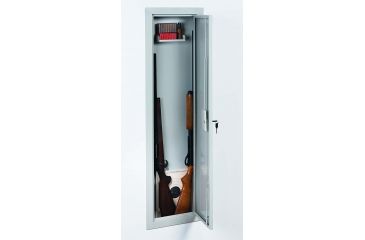 Image of Stack-On Full Length In Wall Steel Cabinet, Large, Beige Gloss Finish IWC-55