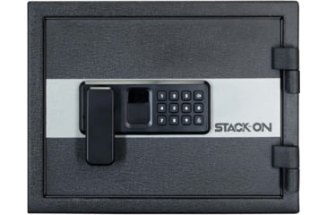 Image of Stack-On Personal Fire and Waterproof Safe 0.8 Cu Ft with Electronic Lock, Gray, Small, PFWS-080-B-D-E