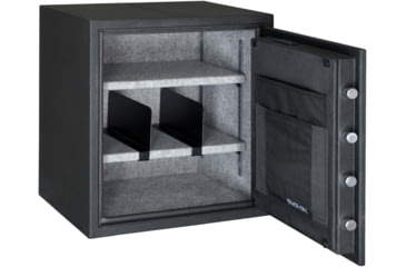 Image of Stack-On Personal Fire and Waterproof Safe 2.0 Cu Ft with Electronic Lock, Black, Large, PFWS-200-B-D-E