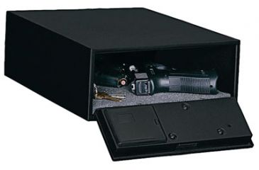 Image of Stack-On QAS1304 ELECTRONIC LOW PROFILE QUICK ACCESS SAFE Gun Safe Black