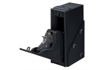 Image of Stack-On Quick Access Safe Single Gun with Biometric Lock, Shelf QAS-1514-B