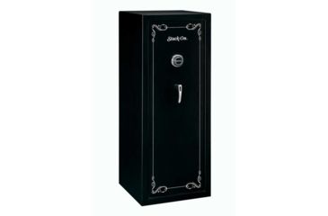Image of Stack-On Security Plus Gun Safe, 16 Gun, 55in Tall w/Combination Lock, Black/Gold STKSS16MBC