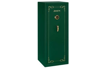 Image of Stack-On Security Plus Gun Safe, 16 Gun, 55in Tall w/Combination Lock, Green/Gold STKSS16MGC