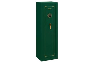 Image of Stack-On Security Plus Gun Safe, 8 Gun, 53in Tall w/Combination Lock, Green/Gold STKSS8MGC