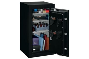Image of Stack-On Shooter's Pistol/Ammo Safe w/ 5.7 Cu, ft of Storage for Ammo/Supplies, Black, Medium, E-4-MB-E-S