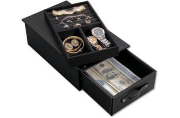 Image of Stack-On SPAJD-12 Security Safe Jewelry Case, Black SPAJD-12