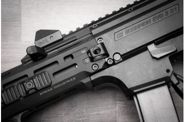 Image of Strike Industries Dovetail Mount Quick Detach for CZ EVO, Flated, Black, SICEVOFQD