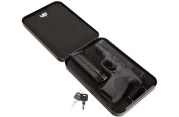 Image of Surelock Security 11.5in Nighthawk Mobile Vault II - Key Lock, Black Powder Coating, 3418942