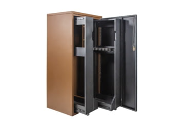 Image of Surelock Security Constitutional 14 Gun Cabinet, Mocha/ Black, 36000014