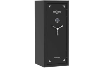 Image of Surelock Security Lieutenant 18 Gun and Home Safe w/ SecuRam, 18 Capacity, 12 Gauge Steel, Black, 3418982