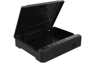 Image of Surelock Security Quick Touch Flip Top Vault Digital Gun Safe w/ Bioscanner, 5-digit code, Black, 3418978