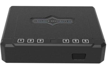 Image of Surelock Security QuickTouch Flip Top Vault Digital Gun Safe, 5-digit code, Black, 3418977